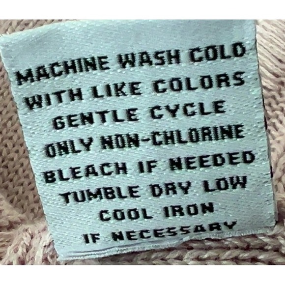 525 America 100% Cotton Pink Long Sleeve Pullover Top SZ: XS/S - Picture 8 of 9